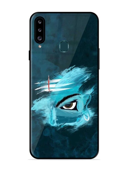 Lord Shiva Glossy Metal Phone Cover for Samsung Galaxy A20S Zapvi