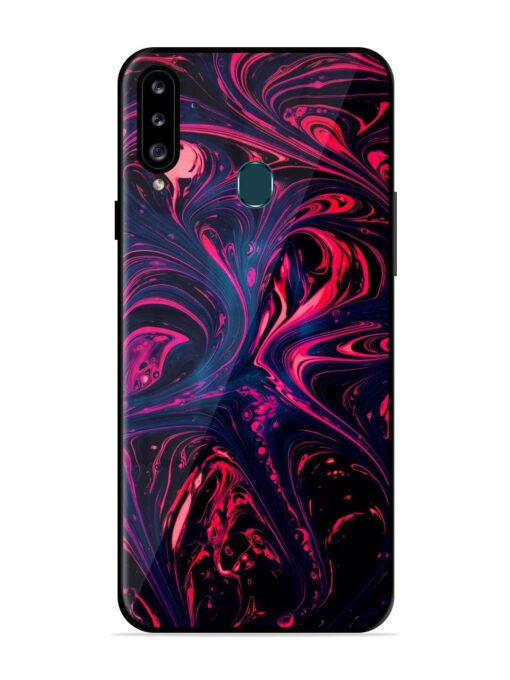 Abstract Background Glossy Metal Phone Cover for Samsung Galaxy A20S Zapvi