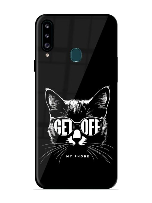 Get Off Glossy Metal TPU Phone Cover for Samsung Galaxy A20S