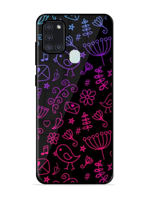 Cool Girly Glossy Metal Phone Cover for Samsung Galaxy A21S Zapvi