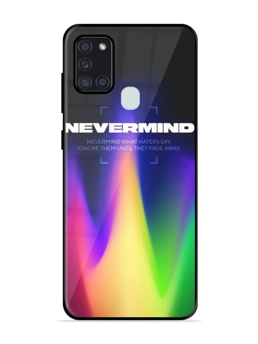 Nevermind Glossy Metal Phone Cover for Samsung Galaxy A21S