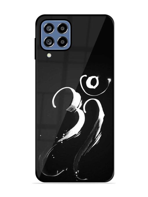 Om Logo Glossy Metal Phone Cover for Samsung Galaxy A22 (4G) Zapvi