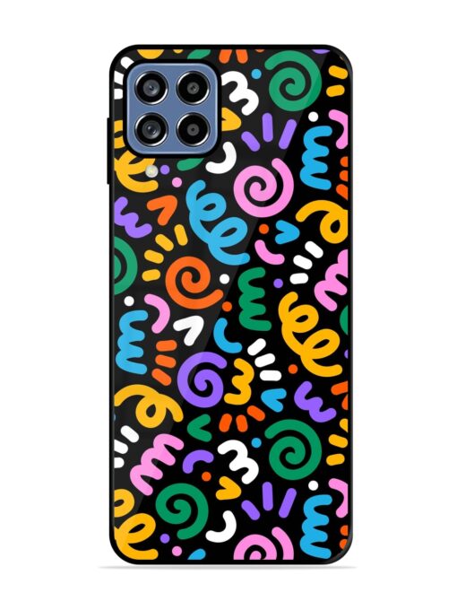 Colorful Seamless Vector Glossy Metal Phone Cover for Samsung Galaxy A22 (4G)