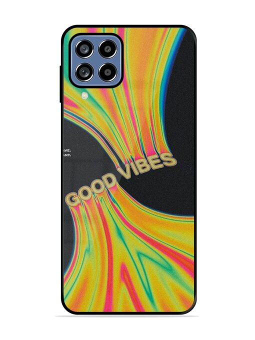 Good Vibes Glossy Metal Phone Cover for Samsung Galaxy A22 (4G)