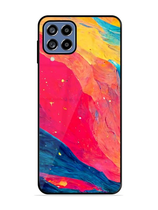 Starry Night Glossy Metal Phone Cover for Samsung Galaxy A22 (4G) Zapvi