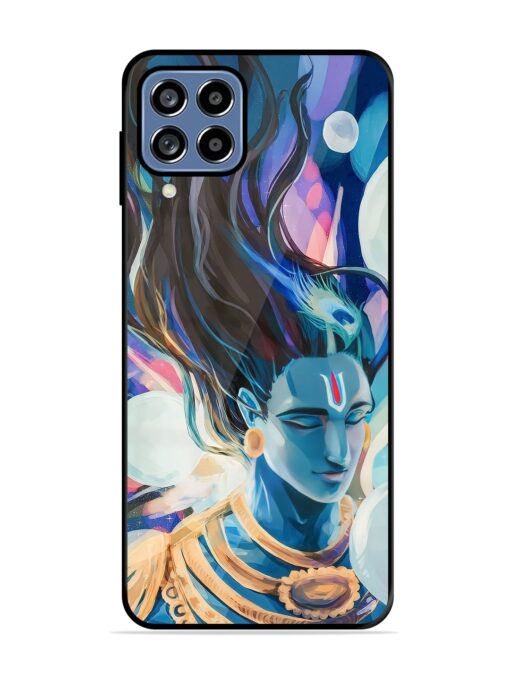 Bhagwan Sri Krishna Glossy Metal Phone Cover for Samsung Galaxy A22 (4G) Zapvi