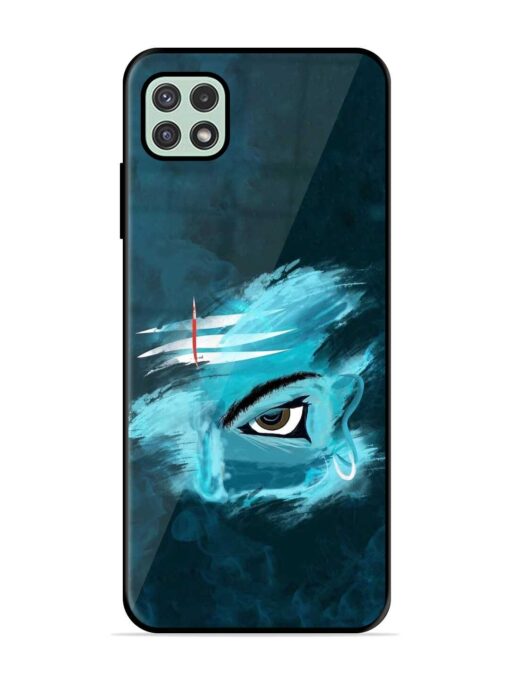 Lord Shiva Glossy Metal Phone Cover for Samsung Galaxy A22 (5G) Zapvi