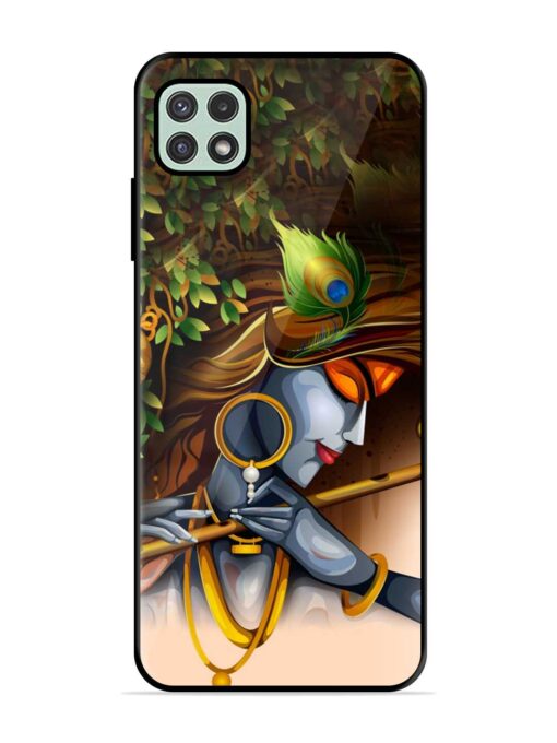 Krishna Glossy Metal Phone Cover for Samsung Galaxy A22 (5G) Zapvi