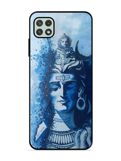 Shiv Art Glossy Metal Phone Cover for Samsung Galaxy A22 (5G) Zapvi