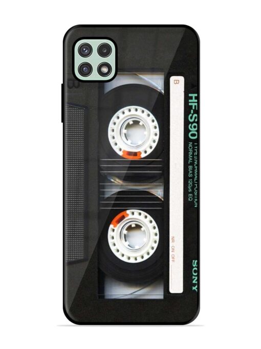 Sony Hf-S90 Cassette Glossy Metal Phone Cover for Samsung Galaxy A22 (5G) Zapvi