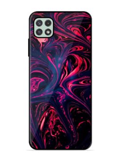 Abstract Background Glossy Metal Phone Cover for Samsung Galaxy A22 (5G)