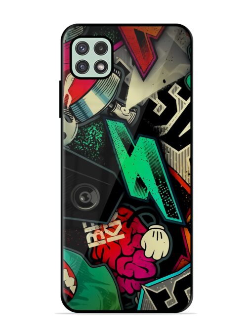 Graffiti Art Glossy Metal Phone Cover for Samsung Galaxy A22 (5G) Zapvi