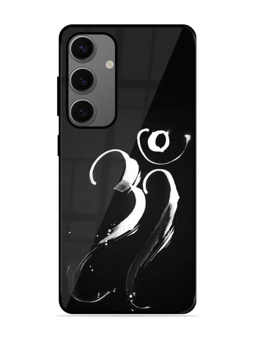 Om Logo Glossy Metal Phone Cover for Samsung Galaxy A25 (5G)