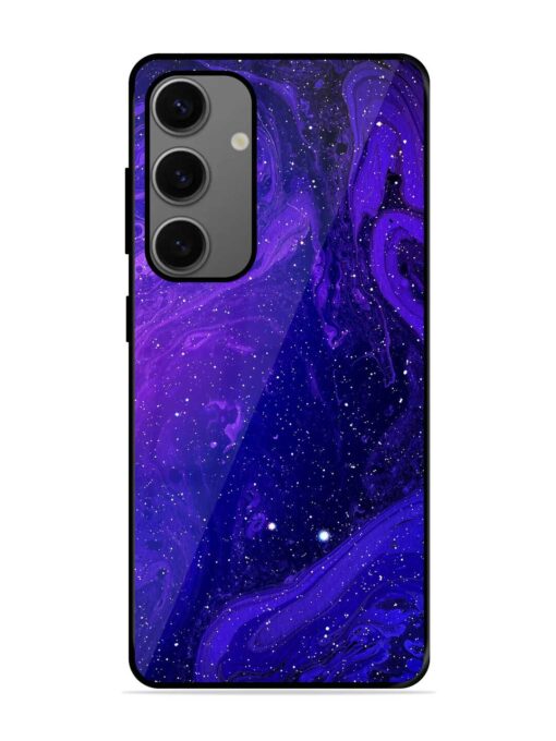 Galaxy Acrylic Abstract Art Glossy Metal Phone Cover for Samsung Galaxy A25 (5G)