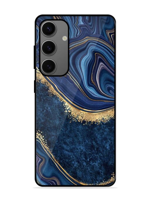 Abstract Background Blue Glossy Metal TPU Phone Cover for Samsung Galaxy A25 (5G) Zapvi