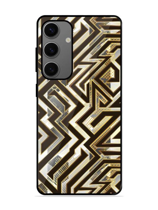 Technology Geometric Seamless Glossy Metal Phone Cover for Samsung Galaxy A25 (5G)