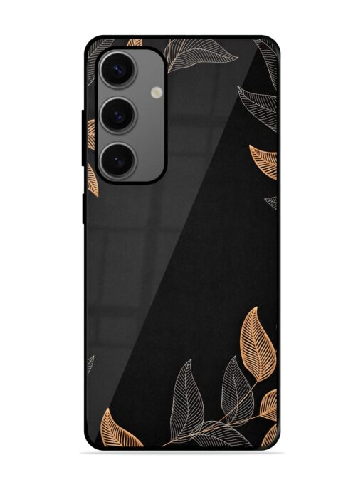 Foliage Art Glossy Metal Phone Cover for Samsung Galaxy A25 (5G)