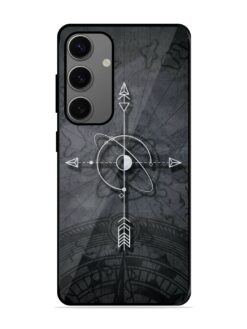 Lighting Cross Glossy Metal Phone Cover for Samsung Galaxy A25 (5G)