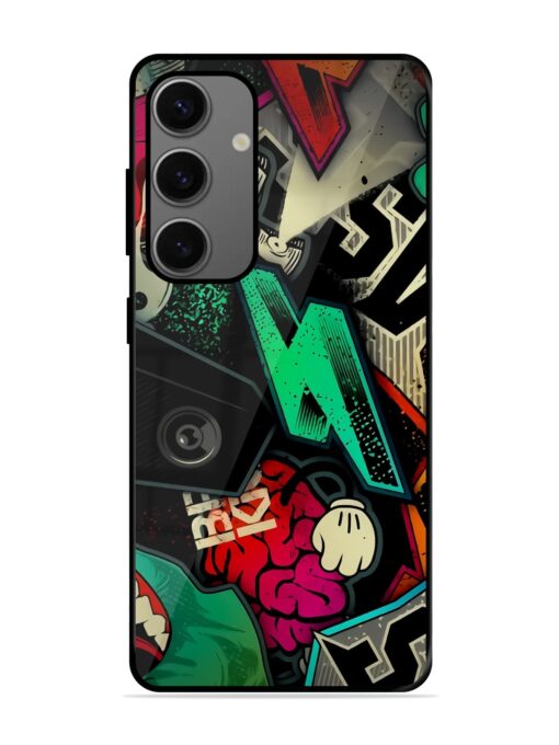 Graffiti Art Glossy Metal Phone Cover for Samsung Galaxy A25 (5G)