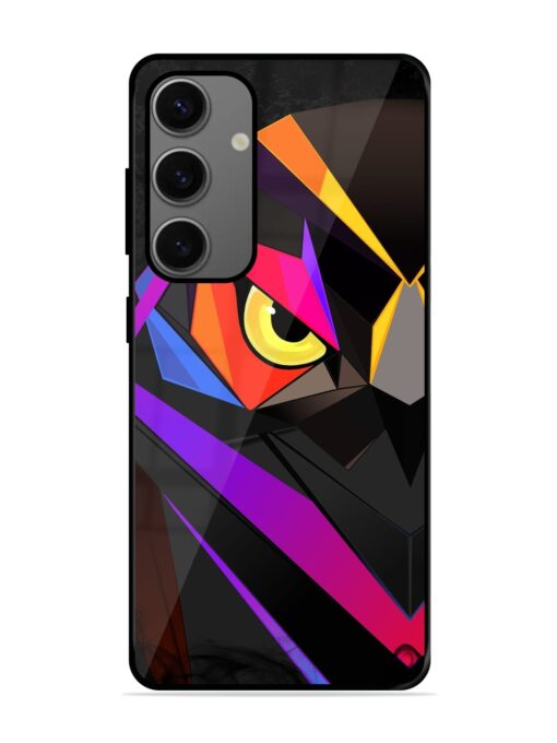 Wpap Owl Glossy Metal Phone Cover for Samsung Galaxy A25 (5G)