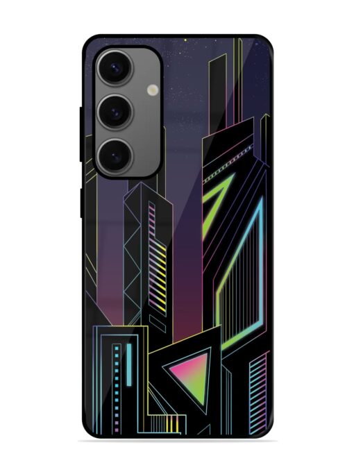 Neon Dreamscape Glossy Metal Phone Cover for Samsung Galaxy A25 (5G)