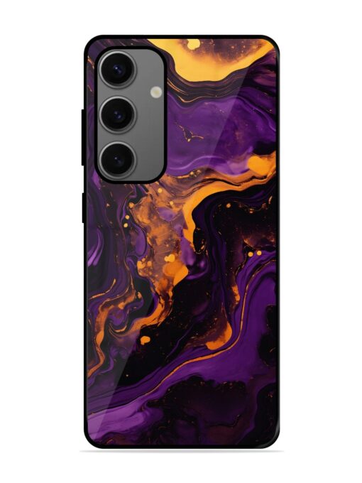 Painting Of A Purple Glossy Metal Phone Cover for Samsung Galaxy A25 (5G)