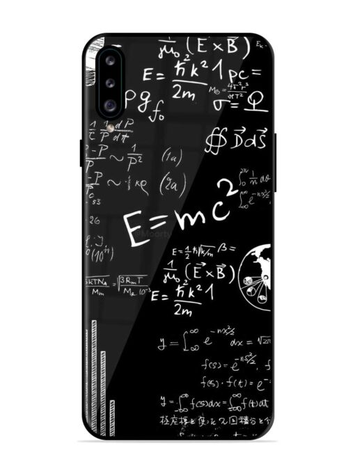 E=Mc2 Mass?Energy Equivalence Glossy Metal Phone Cover for Samsung Galaxy A30S Zapvi