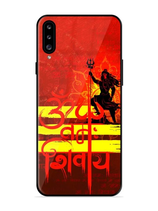 Illustration Lord Shiva Glossy Metal TPU Phone Cover for Samsung Galaxy A30S Zapvi