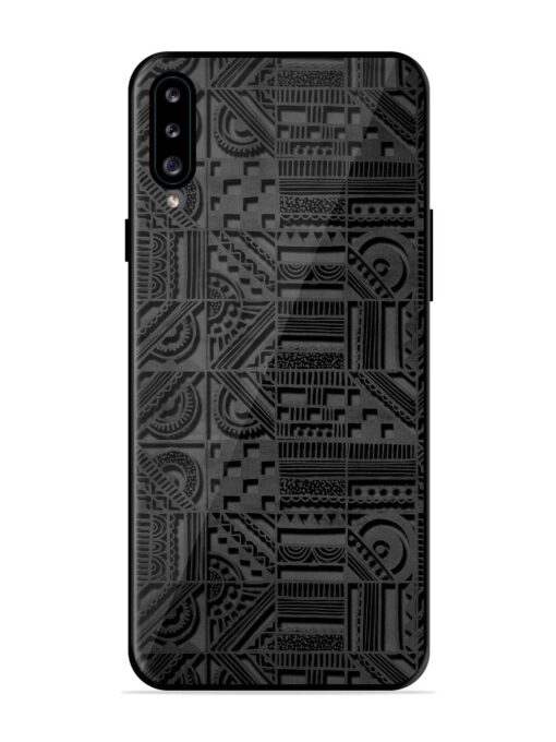 Seamless Pattern Glossy Metal Phone Cover for Samsung Galaxy A30S