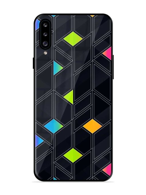 Abstract Mosaic Seamless Glossy Metal Phone Cover for Samsung Galaxy A30S Zapvi