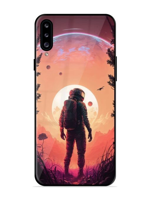 Red Sky At Morning Glossy Metal Phone Cover for Samsung Galaxy A30S Zapvi