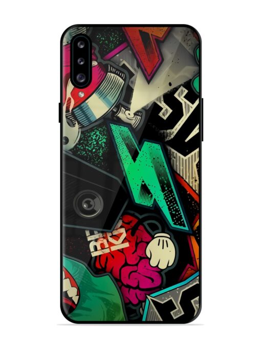 Graffiti Art Glossy Metal Phone Cover for Samsung Galaxy A30S Zapvi