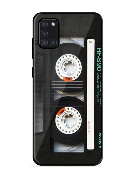 Sony Hf-S90 Cassette Glossy Metal Phone Cover for Samsung Galaxy A31 Zapvi