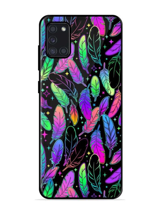 Bright Multi Colored Seamless Glossy Metal Phone Cover for Samsung Galaxy A31 Zapvi