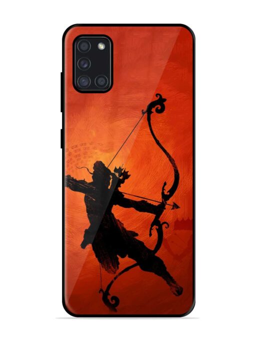 Illustration Lord Rama Glossy Metal Phone Cover for Samsung Galaxy A31 Zapvi