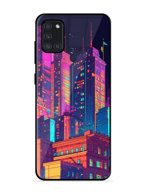 City View Glossy Metal Phone Cover for Samsung Galaxy A31 Zapvi