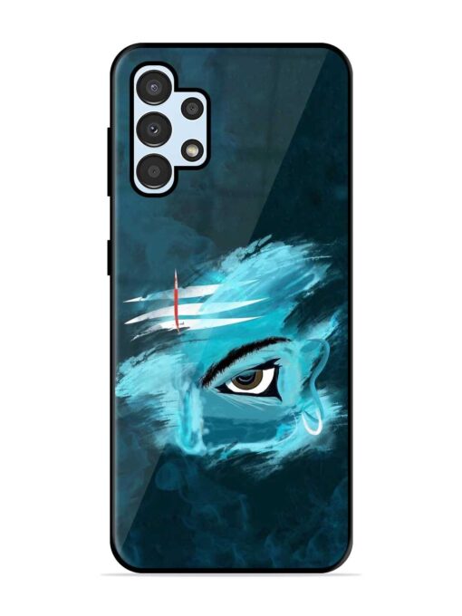 Lord Shiva Glossy Metal Phone Cover for Samsung Galaxy A32 (4G) Zapvi