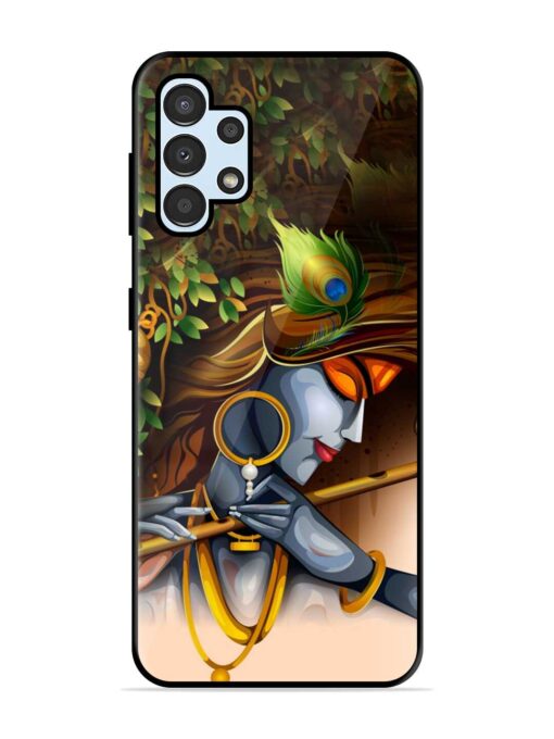 Krishna Glossy Metal Phone Cover for Samsung Galaxy A32 (4G) Zapvi