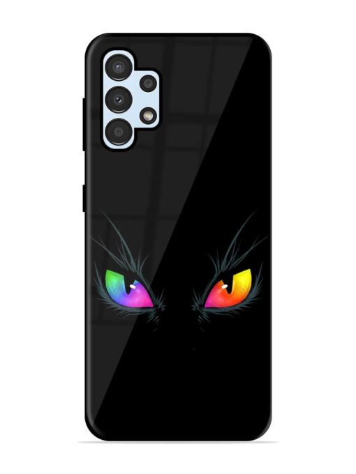 Cat Eyes Glossy Metal Phone Cover for Samsung Galaxy A32 (4G)