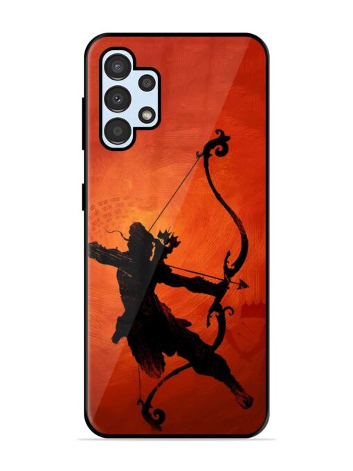 Illustration Lord Rama Glossy Metal Phone Cover for Samsung Galaxy A32 (4G) Zapvi