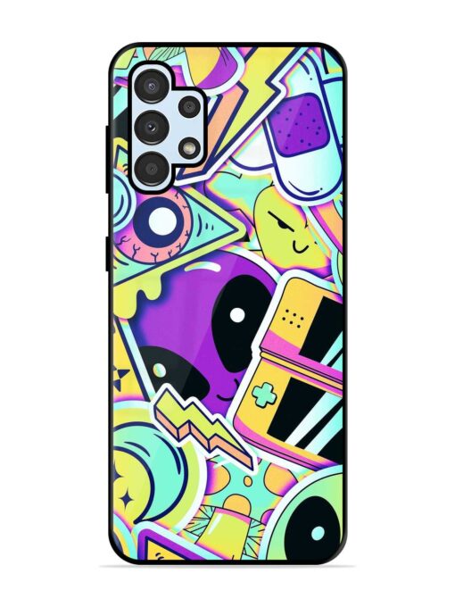 Scratch Art Glossy Metal Phone Cover for Samsung Galaxy A32 (4G) Zapvi