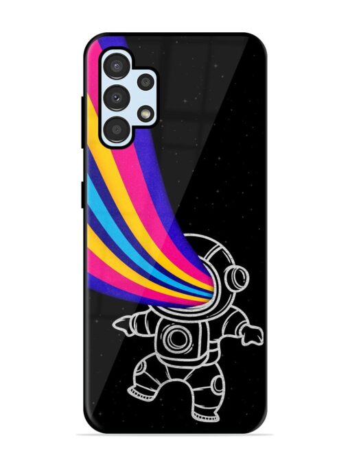 Astronaut Glossy Metal TPU Phone Cover for Samsung Galaxy A32 (4G) Zapvi