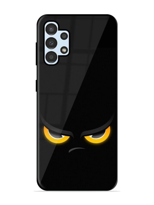 Scary Yellow Eye Glossy Metal TPU Phone Cover for Samsung Galaxy A32 (4G) Zapvi