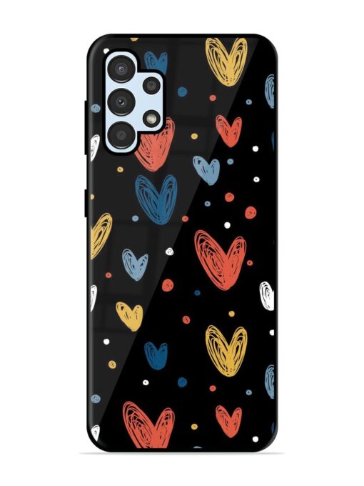 Happy Valentines Day Glossy Metal TPU Phone Cover for Samsung Galaxy A32 (4G)