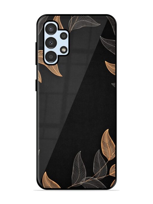 Foliage Art Glossy Metal Phone Cover for Samsung Galaxy A32 (4G) Zapvi