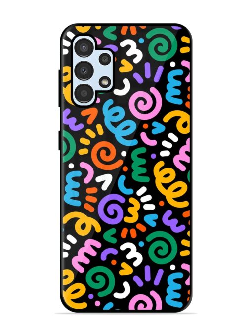 Colorful Seamless Vector Glossy Metal Phone Cover for Samsung Galaxy A32 (4G)