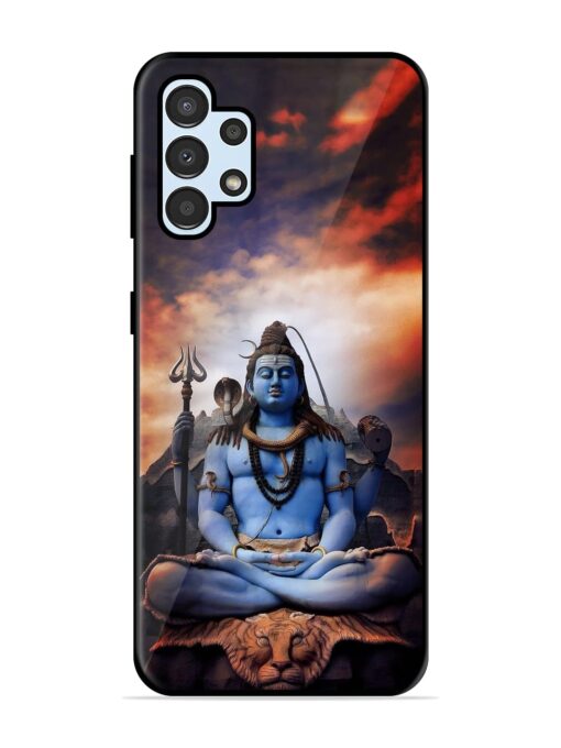 Jai Jai Shiv Glossy Metal Phone Cover for Samsung Galaxy A32 (4G)