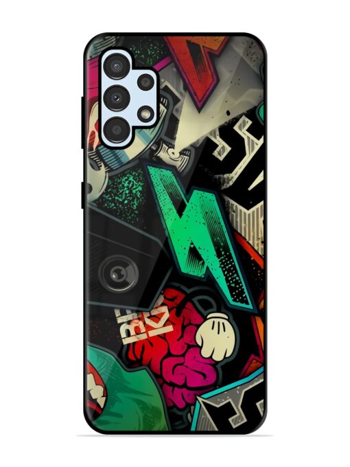 Graffiti Art Glossy Metal Phone Cover for Samsung Galaxy A32 (4G) Zapvi