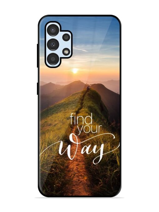 Find Your Way Glossy Metal Phone Cover for Samsung Galaxy A32 (4G)