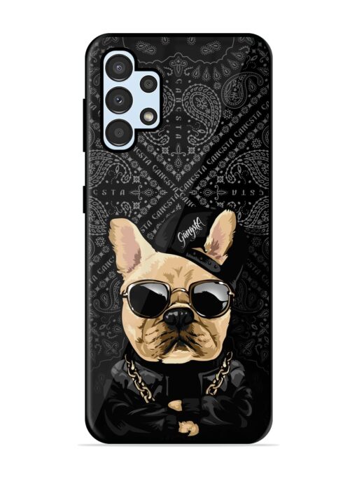 Gangsta Cool Sunmetales Dog Glossy Metal Phone Cover for Samsung Galaxy A32 (4G)